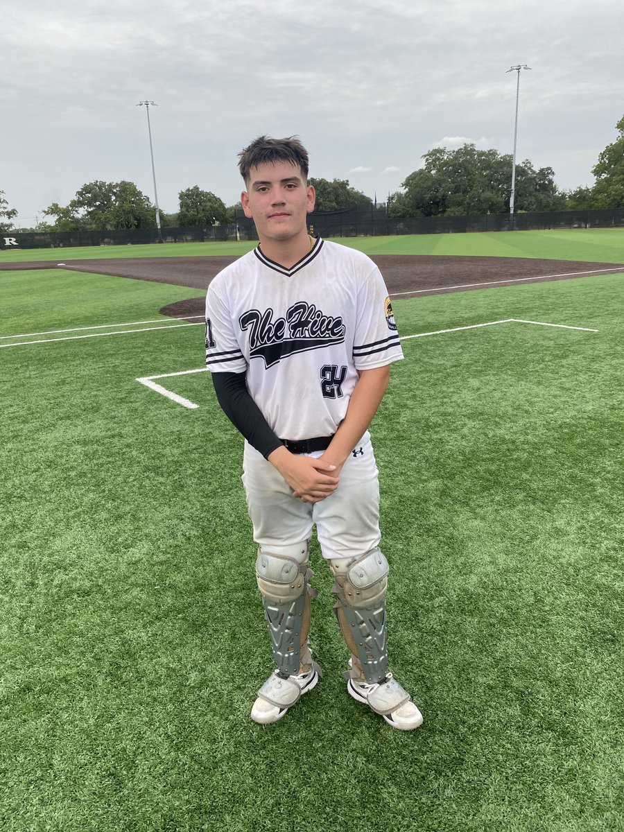 ✭Five Tool Texas✭ (@fivetooltexas) on Twitter photo F: <a href="/HoustonJackets/">Houston Jackets Baseball Academy</a> Cummings 9, Warrior Baseball Medina 8
PoG: Noah Velasquez 3-3. 2B, RBI, R
Notable: <a href="/a_delgadillo_26/">Adrian Delgadillo</a> 2-2, 2B, 3 RBI, R, BB
Joshua Bunker 1-2, 2B, 3 RBI, R
<a href="/thexavierblanco/">Xavier Blanco</a> 1-1, 2B, 3 RBI, R, BB
Andres Garcia 2-2, 2B, RBI, R F: <a href="/HoustonJackets/">Houston Jackets Baseball Academy</a> Cummings 9, Warrior Baseball Medina 8
PoG: Noah Velasquez 3-3. 2B, RBI, R
Notable: <a href="/a_delgadillo_26/">Adrian Delgadillo</a> 2-2, 2B, 3 RBI, R, BB
Joshua Bunker 1-2, 2B, 3 RBI, R
<a href="/thexavierblanco/">Xavier Blanco</a> 1-1, 2B, 3 RBI, R, BB
Andres Garcia 2-2, 2B, RBI, R