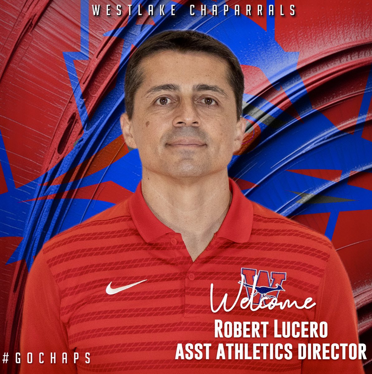 Men’s Basketball Head Coach, Robert Lucero, has been named Assistant Athletic Director for Eanes ISD. Congratulations, Coach Lucero. #GoChaps
