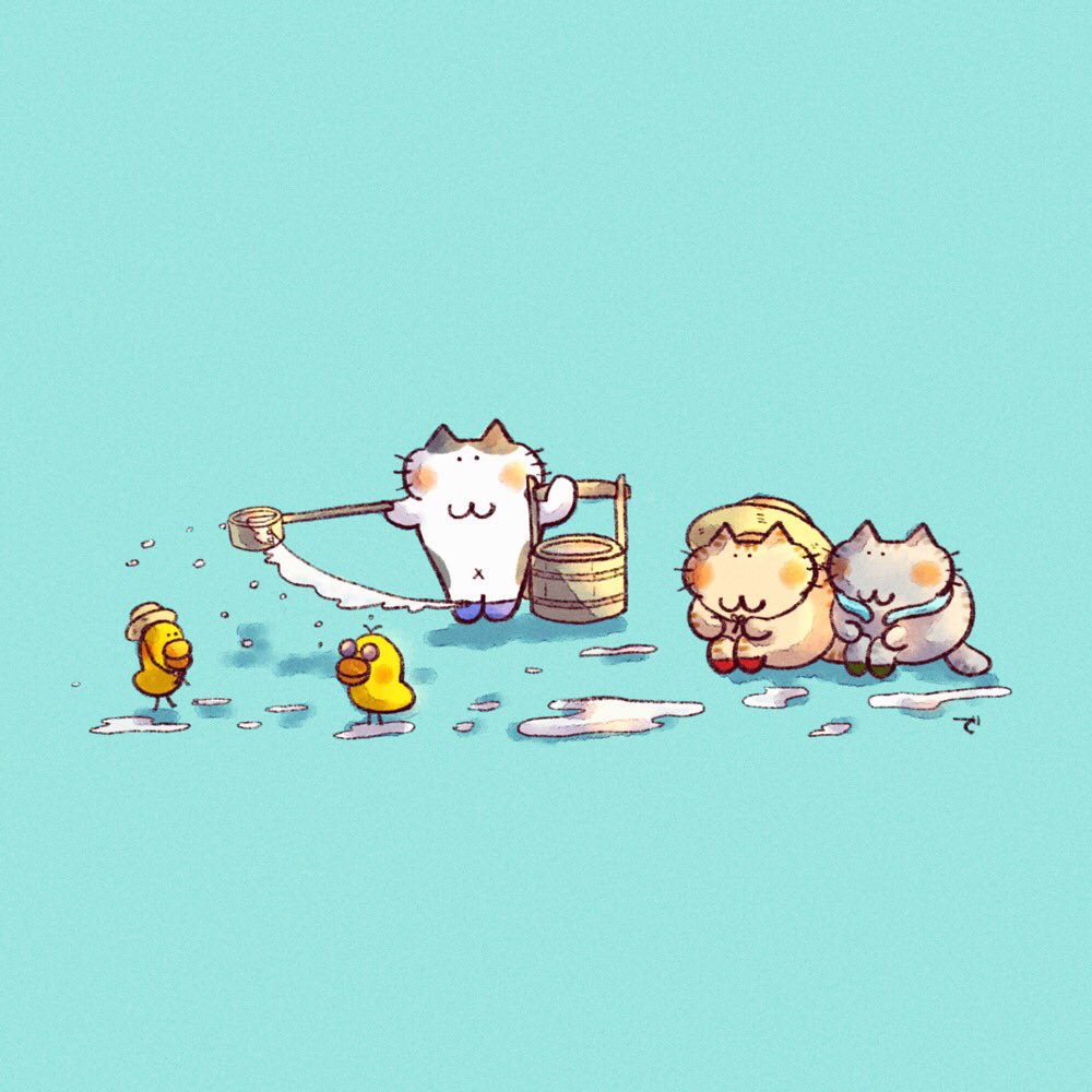 toderetto's tweet photo. 打ち水で涼
#ゆるいイラスト #創作 https://t.co/RnvmlUUNiq
