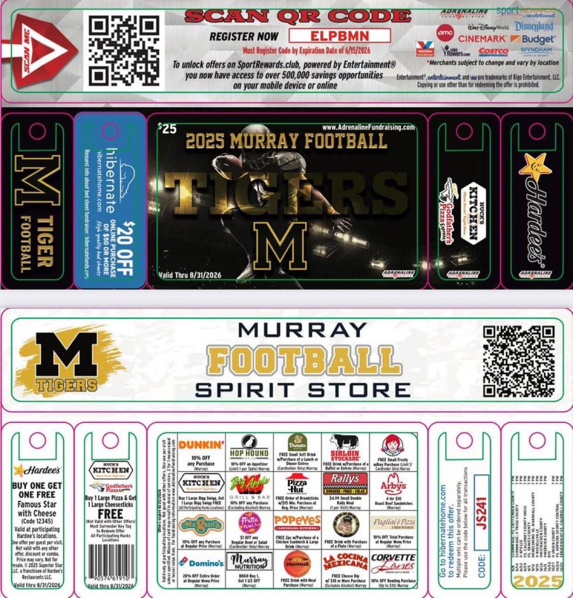 Trench Medias (@goldrushnathan) on Twitter photo If you guys are wanting local discounts cards to help support Murray High Football here is the link. Lots of good stuff for sure. Once you buy one hit me up and we will deliver it to you in the Murray Ky area. Help <a href="/JesseClark2027/">JesseClark</a>
raise-365.com/l/pcLB97LWa If you guys are wanting local discounts cards to help support Murray High Football here is the link. Lots of good stuff for sure. Once you buy one hit me up and we will deliver it to you in the Murray Ky area. Help <a href="/JesseClark2027/">JesseClark</a>
raise-365.com/l/pcLB97LWa
