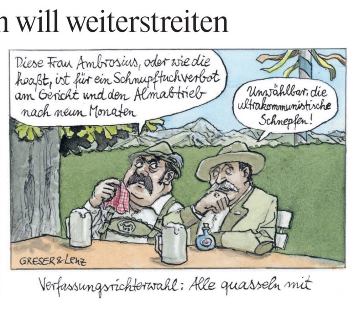 Greser &amp; Lenz wieder messerscharf (FAZ vom 18.7.)