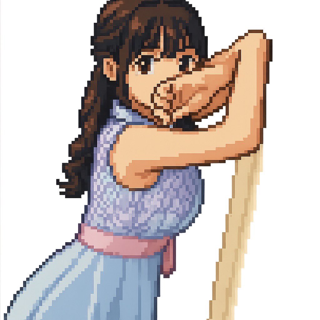 キッコー万太郎さん🩵に
【<a href="/kikkomantaro_03/">キッコー万太郎</a> 】
作ってもらったドット絵🌸
めっちゃかわいい🫶
感謝🌸感謝