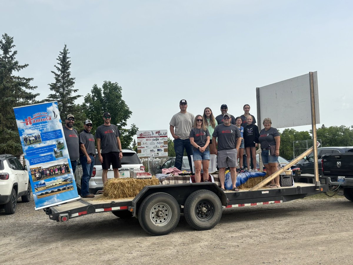 Acres for Hamiota float in the Hamiota parade today!