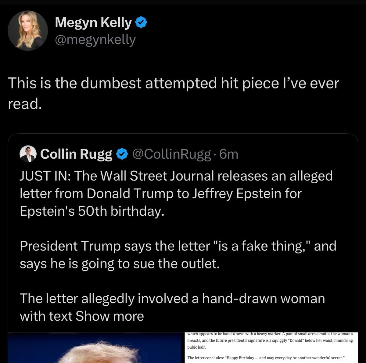 wsteaks's tweet image. MAGA influencers who has been critical of Trump’s handling of Epstein files coming to his defense over WSJ story: