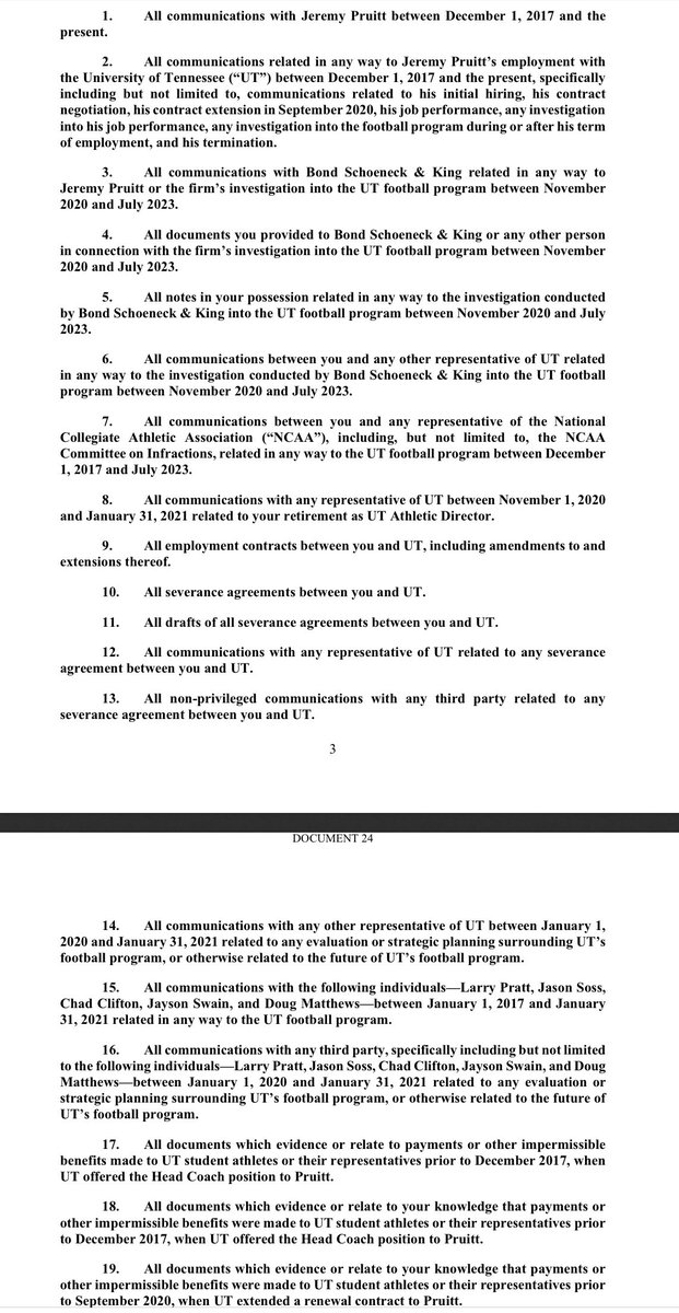 mikerodak's tweet image. The NCAA argued in a DeKalb County, Alabama court filing this week that Jeremy Pruitt’s $100M lawsuit should be dismissed because Alabama doesn’t have jurisdiction.
Pruitt on Thursday subpoenaed Phillip Fulmer, the University of Tennessee and others to testify in October.