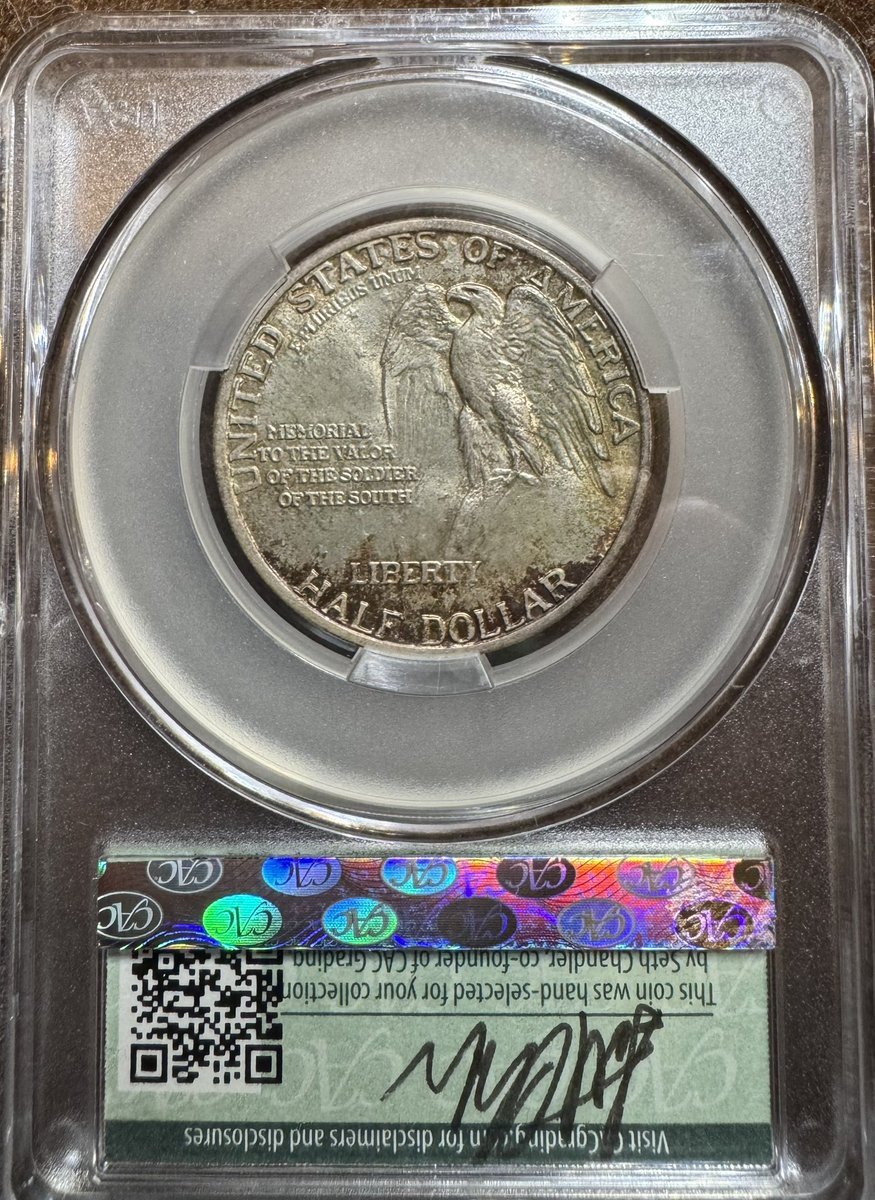 HessenCapital's tweet image. 1925 Stone Mountain 
Commemorative Half Dollar
CAC MS65

#silver
#numismatics