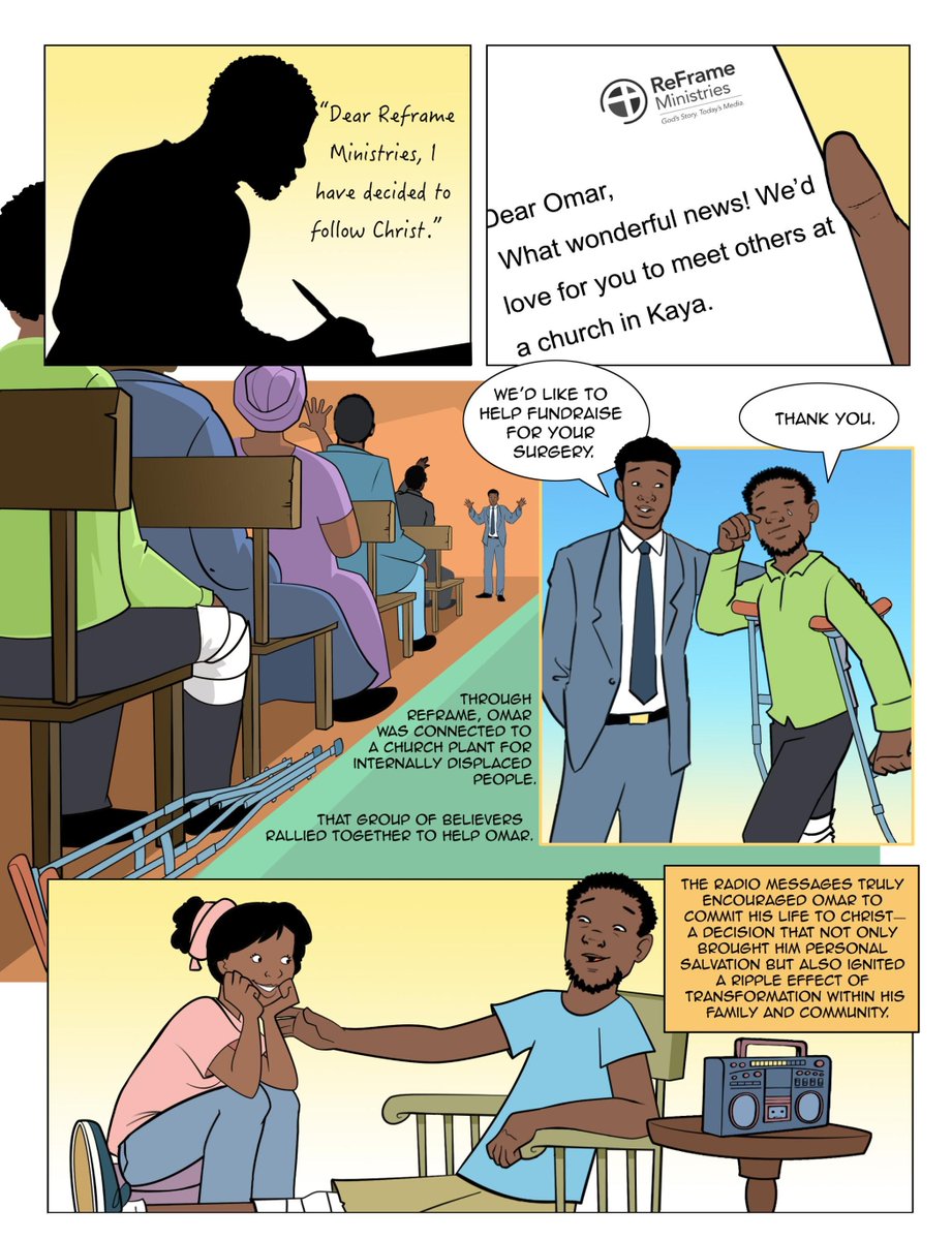 crcbanner's tweet image. Gratitude in the Body of Christ: A story of hope through the radio from Reframe Ministries to thousands of internally displaced people in the city of Kaya, Burkina Faso.