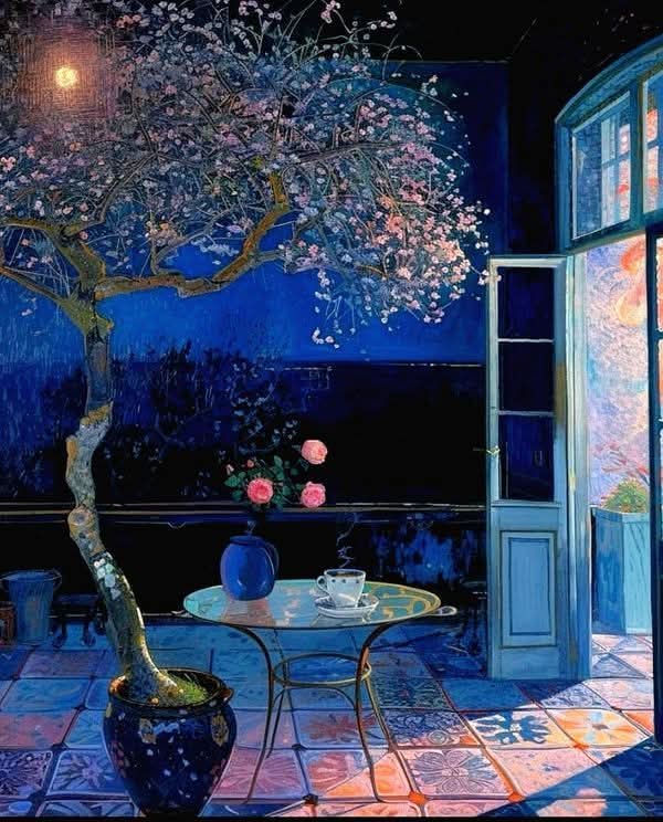 RazaneRayan1412's tweet image. "Only strangers know the pain of doors closed,
the smell of distant bread,
and the memory of the empty seat.
~Sami al-Qasim.
🎨 by Kaoru Yamada.