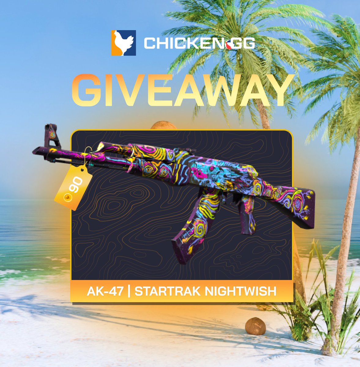 Chris (@sixchris_) on Twitter photo 🚨 $50 Giveaway Sponsored by Chicken.GG 🚨
Chicken.gg is turning up the heat with the ultimate 1 Million Token Summer Event.
Check it out: chicken.gg/holiday/overvi…
To enter:
✅Follow me and <a href="/chickendotgg/">Chicken.GG</a>
✅Retweet + Like
✅Tag 3 friends
Ends in 7 🚨 $50 Giveaway Sponsored by Chicken.GG 🚨
Chicken.gg is turning up the heat with the ultimate 1 Million Token Summer Event.
Check it out: chicken.gg/holiday/overvi…
To enter:
✅Follow me and <a href="/chickendotgg/">Chicken.GG</a>
✅Retweet + Like
✅Tag 3 friends
Ends in 7