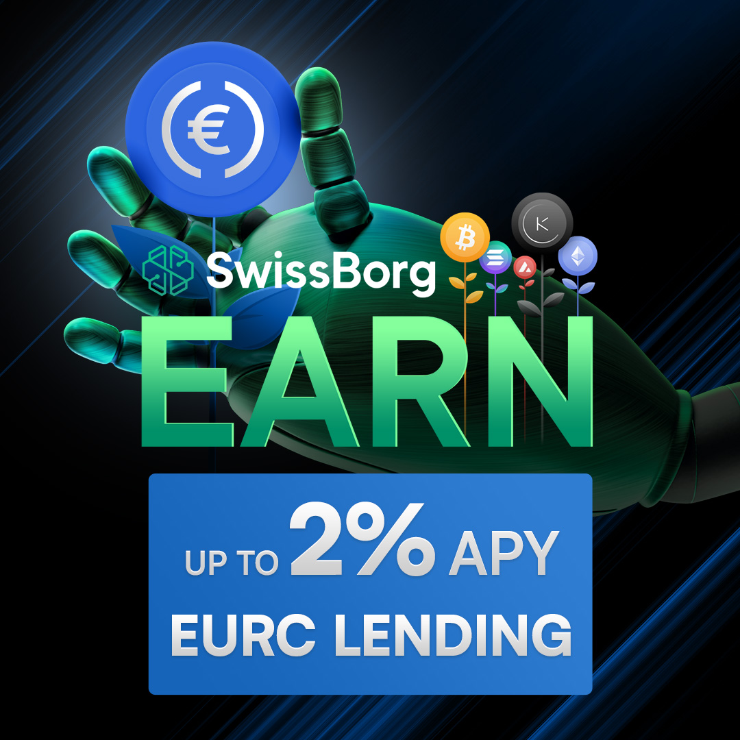 新しいステーキング戦略がアプリに追加されました📣 $USDG, $EURC をレンディングして最大APY4％を獲得しましょう！SwissBorg  Earnでは、毎日報酬を受け取る事ができ、複利効果も得られます📈 📱参加：#SwissBorg アプリ その他のEarnラインナップは👇  https://t.co ...