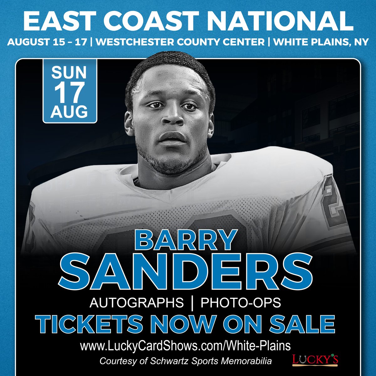 BarrySanders's tweet image. Looking forward to visiting NY in August...
So why not give away a few signed photos if you can help me get the word out.
Repost this and follow us for a chance to win.
I will be signing 8/17/25 - Looking forward to seeing all those NY @Lions fans.
Contact @SchwartzSports1…