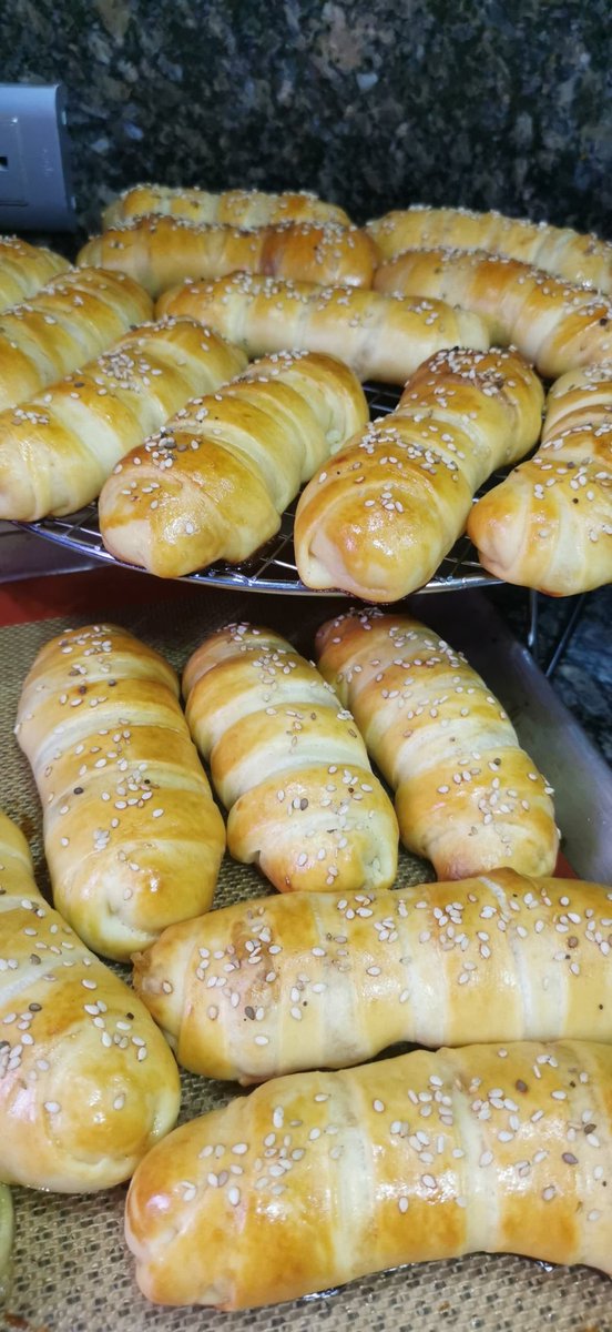 Saliendo del horno estos deliciosos 🥐🥐🥐