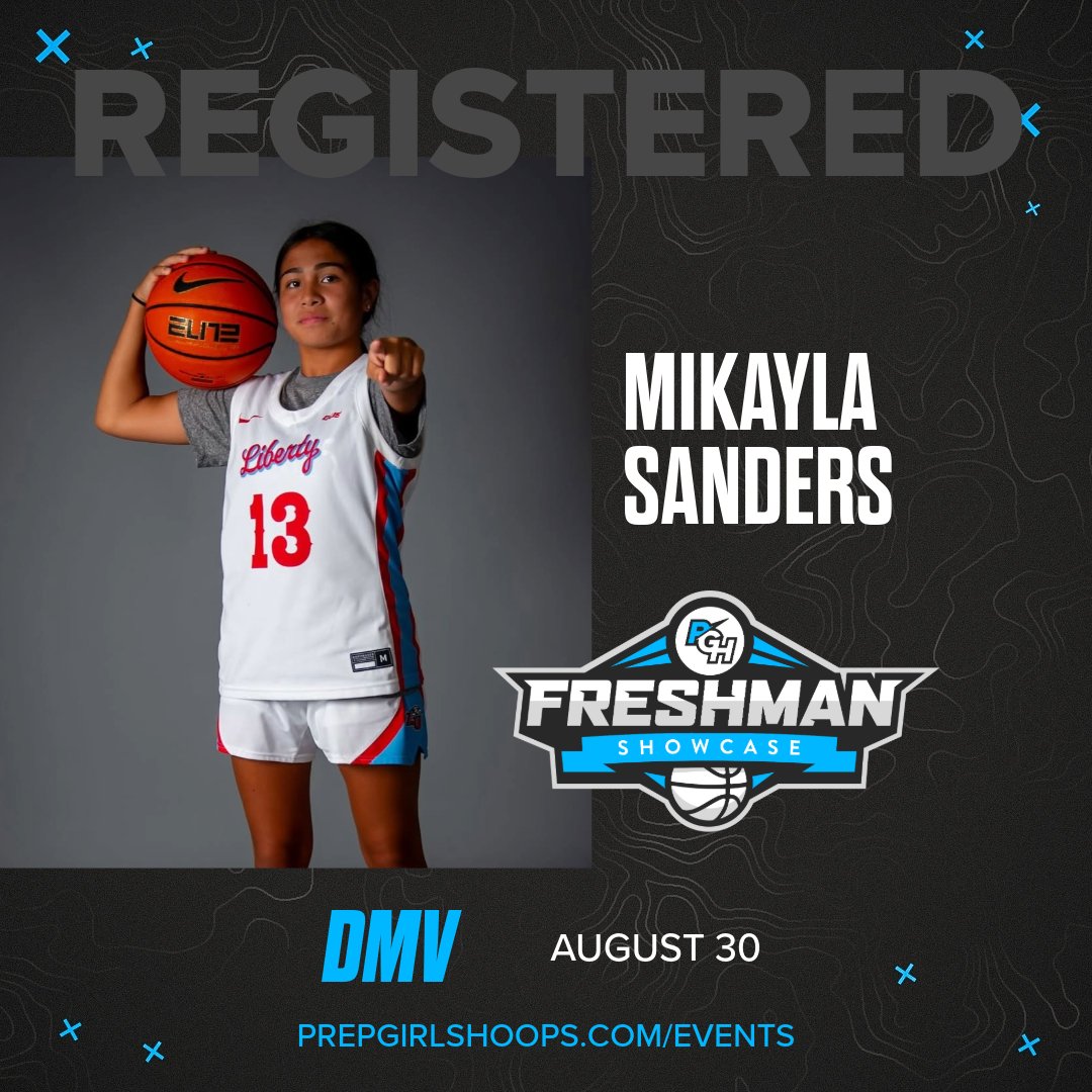 PGHVirginia's tweet image. Check out these 𝙏𝙊𝙋 registrants‼️👀
The DMV Freshman Showcase is filling up! Claim your spot now and join these skilled competitors for the event on August 30th in Baltimore, MD
@AngelScruggs0 @msanders2029 @Sydi_hoops
Register here: events.prepgirlshoops.com/e/1575/registe…