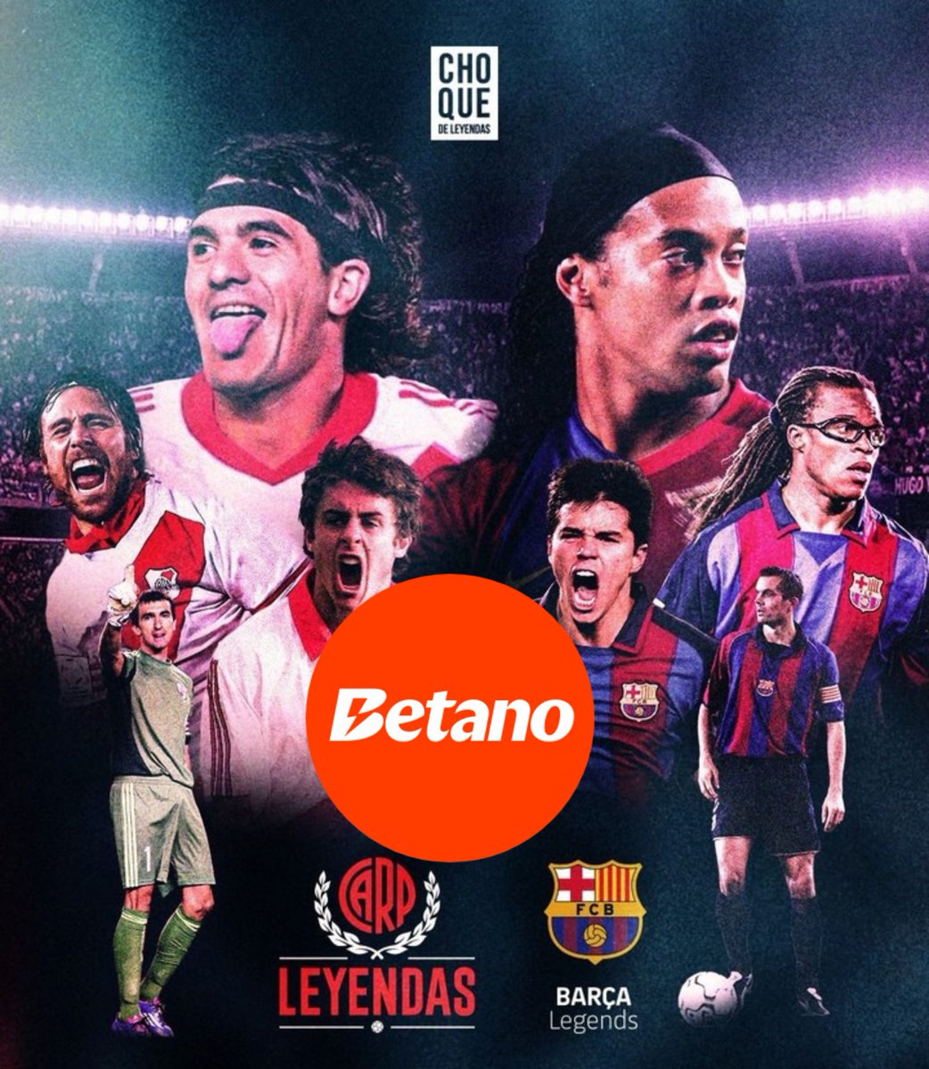 ¡SORTEO DE ENTRADAS PARA EL PARTIDO DE LEYENDAS JUNTO A BETANO!

✅️ Seguir a MedioRiver
✅️ Dar RT al tweet
✅️ Estar registrado en Betano 😉

🏆 Dos ganadores ESTE viernes.