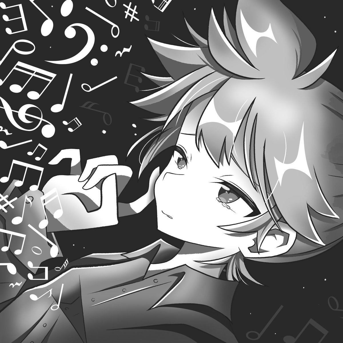 Miraiangelart's tweet image. Check out @PekoPongaku ‘s newest song! I illustrated the album cover! ✨
#鏡音レン #vocaloid #イラスト
youtu.be/t9XChQ7nM2A?si…