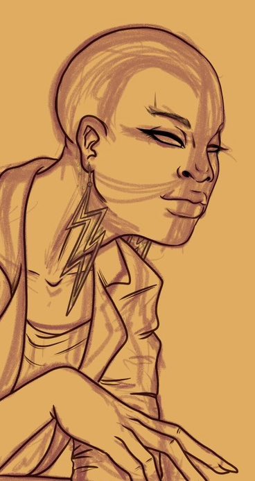 SSTArtwork's tweet image. Do I draw Ororo too much? Is there such a thing as too much??