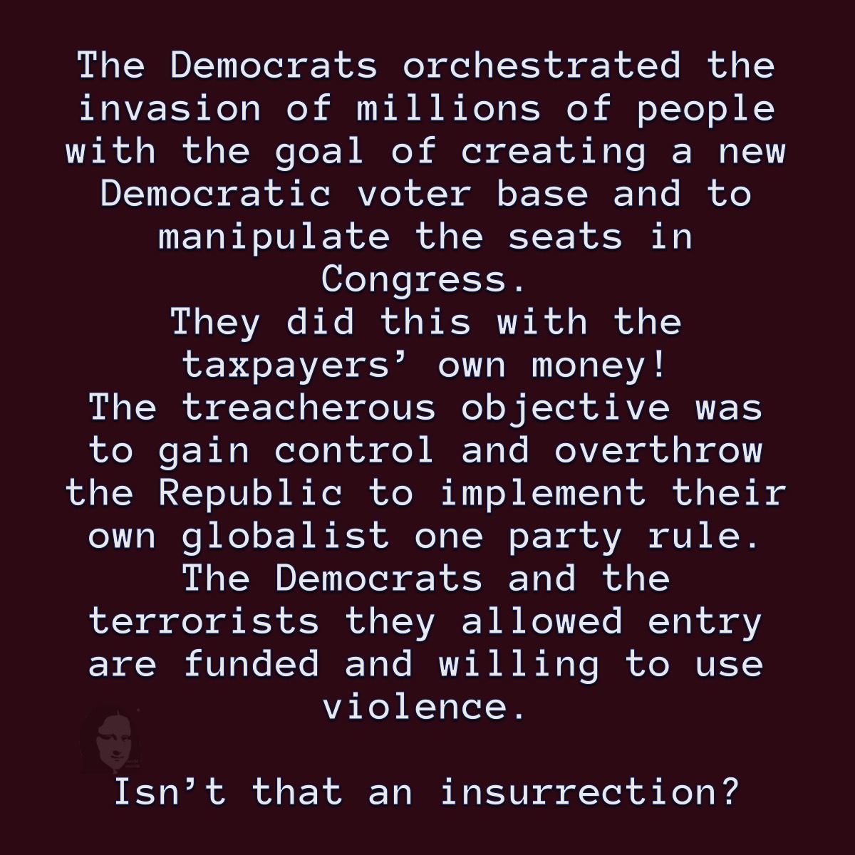 MonaKnows2's tweet image. To the RINOs sponsoring and supporting the “Dignity” Act:
What is wrong with you?
America voted.
NO AMNESTY!
It is ripe for abuse and massively unfair to legal immigrants.
We have a republic to save, and that apparently means voting out RINOs!