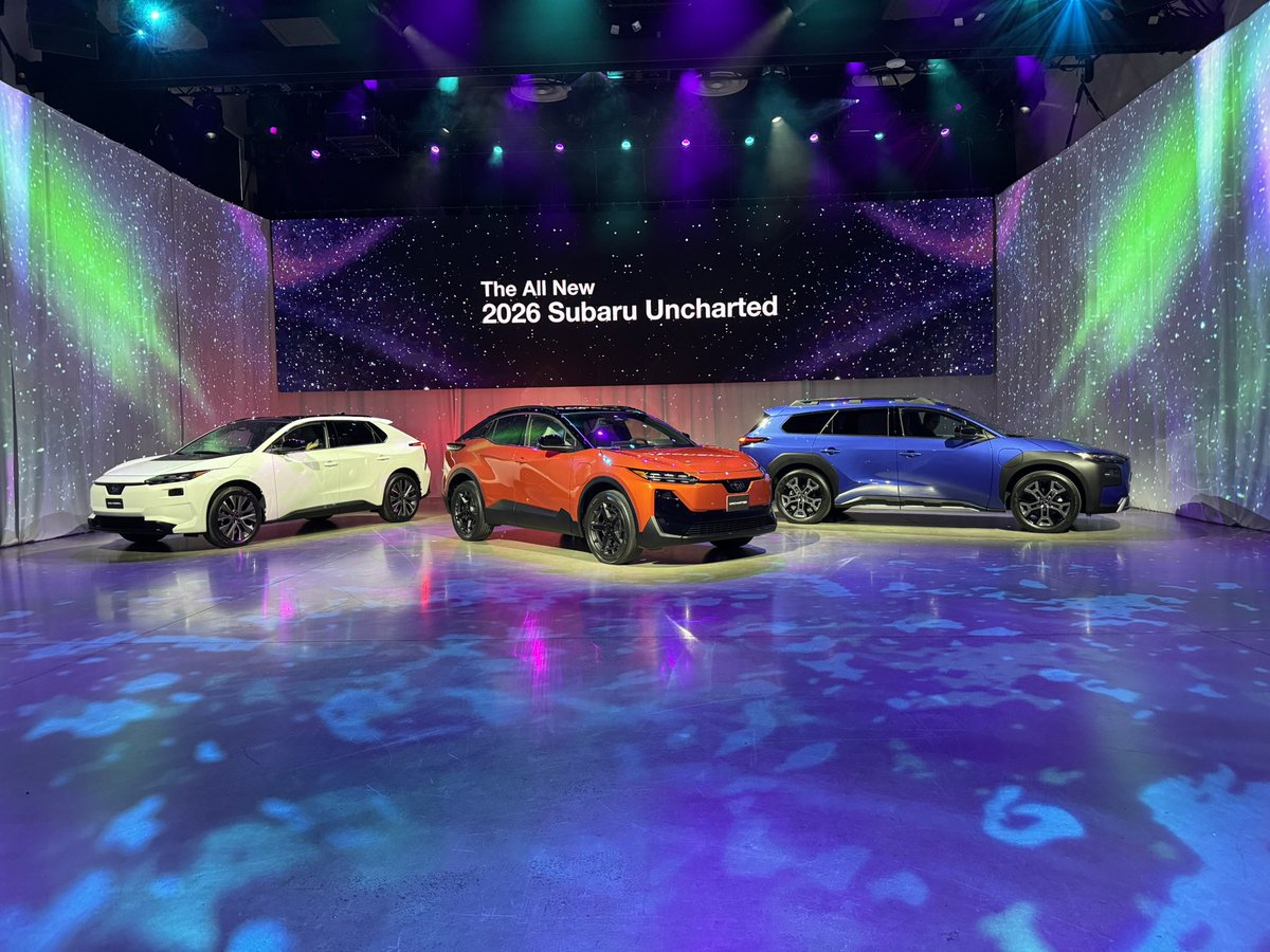 PetrinaGentile's tweet image. Subaru’s third #ev #uncharted in #fwd #awd @globedrive
