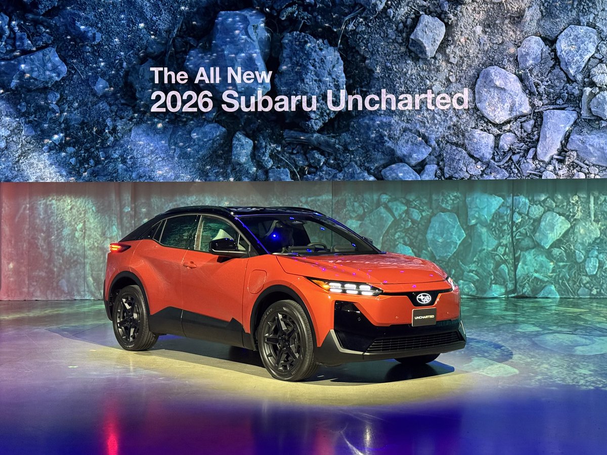 PetrinaGentile's tweet image. Subaru’s third #ev #uncharted in #fwd #awd @globedrive