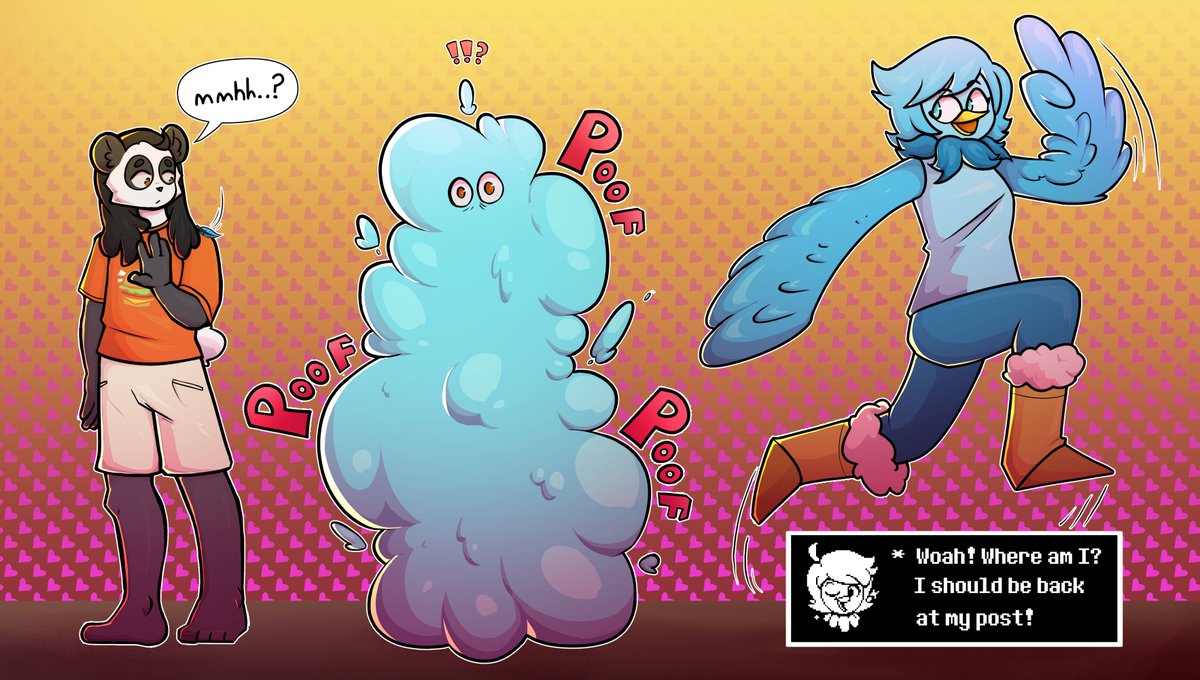 Commission for <a href="/Mandiny101/">Diny</a>

But what a beautiful feather!!!... mmmh?... eh!? Where am I?! I have to get back to work!

#TFTG #TGTF #TSF #TFEveryday #TFTuesday #TFT #transformation #TF