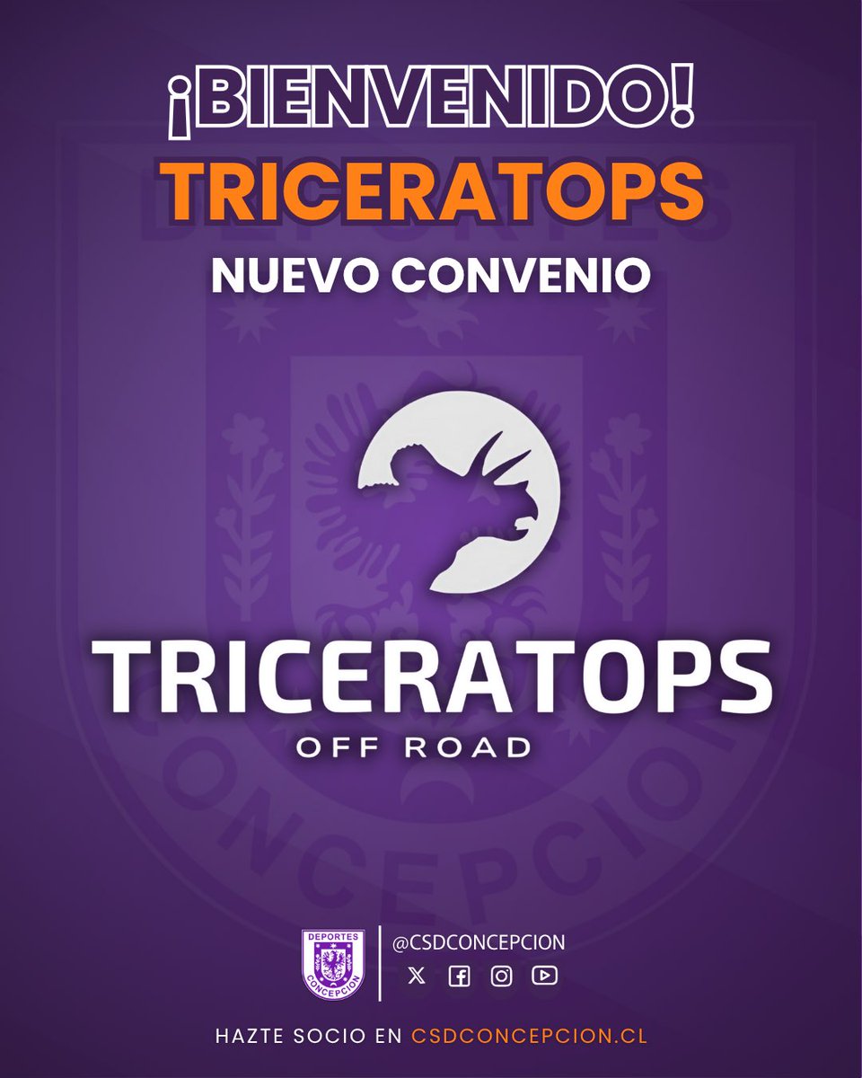 CSDConcepcion's tweet photo. Nuevo convenio con Triceratops Off Road para socios CSDConcepción! 
10% dto. en racks para camionetas y Suzuki Jimny, instalación gratis (dto. máx. $40.000). 
Envíos a todo Chile. 
¡Más beneficios pronto!
 #ElClubEsTuyoCuidalo #UneteAlCsdc https://t.co/xkhmFjJusd