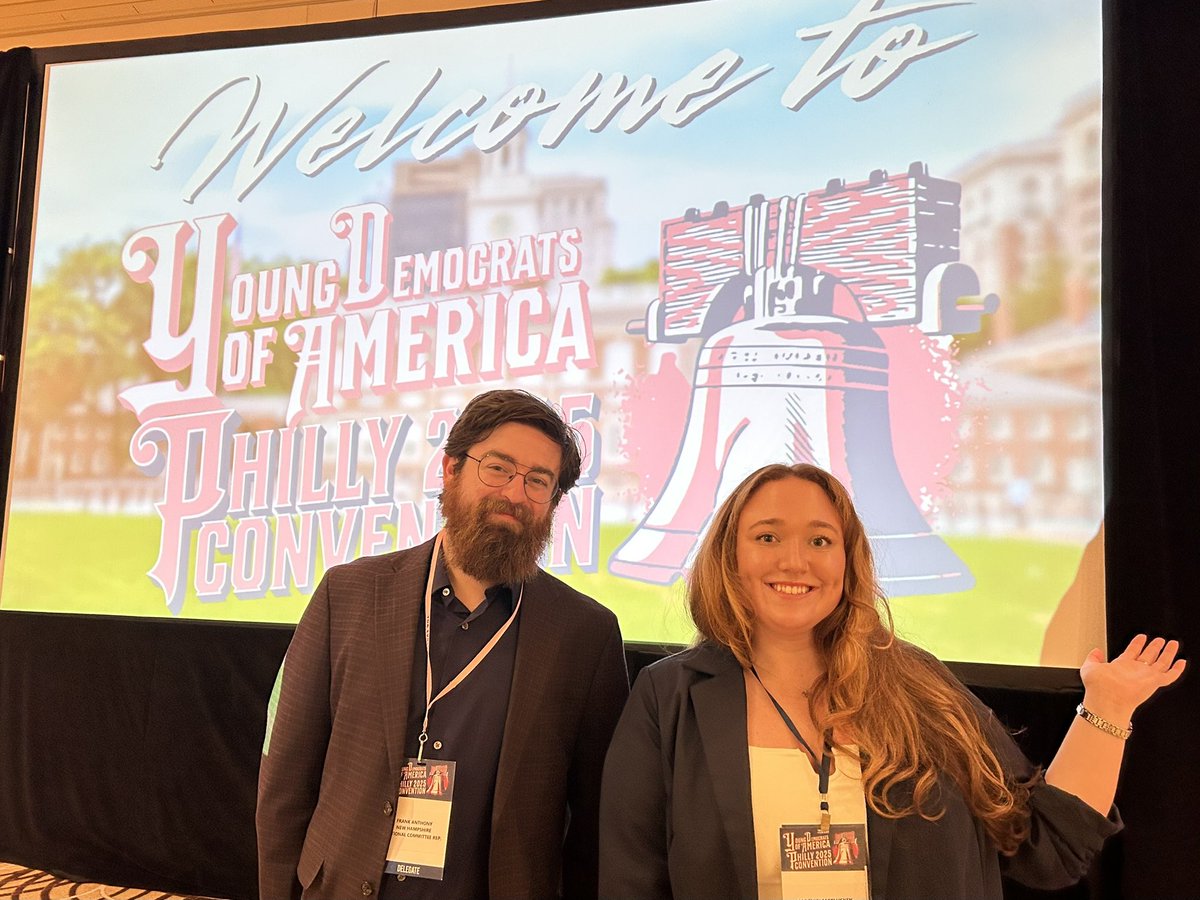 NHYoungDems's tweet image. Hi 👋 just checking in from #YDAPHL250
✔️@BetoORourke kicking off night two’s general assembly
✔️Coalition building in packed elevators
✔️@WomenofYDA leadership caucus
✔️@FrankforNH & @MadelynMcClusk having an absolute blast!!
#NHPolitics