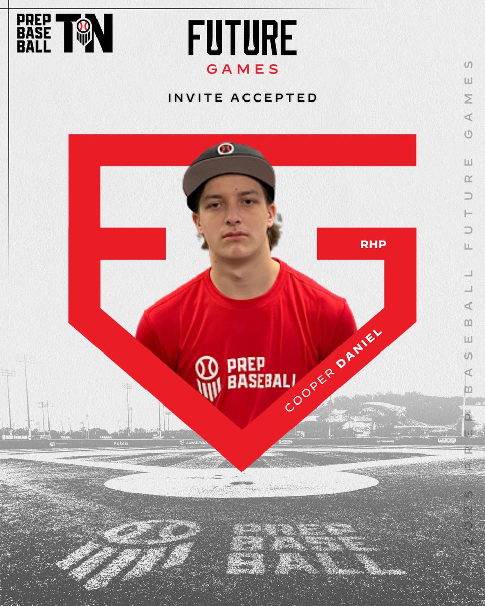 #𝐏𝐁𝐅𝐆𝟐𝟓: 𝐈𝐧𝐯𝐢𝐭𝐞 𝐀𝐜𝐜𝐞𝐩𝐭𝐞𝐝 ✅

+ Cooper Daniel (<a href="/CooperDaniel512/">Cooper Daniel</a>, 2027) a RHP from <a href="/CPALionsBSB/">CPA Lions Baseball</a> is headed to Emerson, GA to represent #TeamTennessee at the 2025 Prep Baseball Future Games.

👤: loom.ly/SAqbe6Q // @PrepBaseball