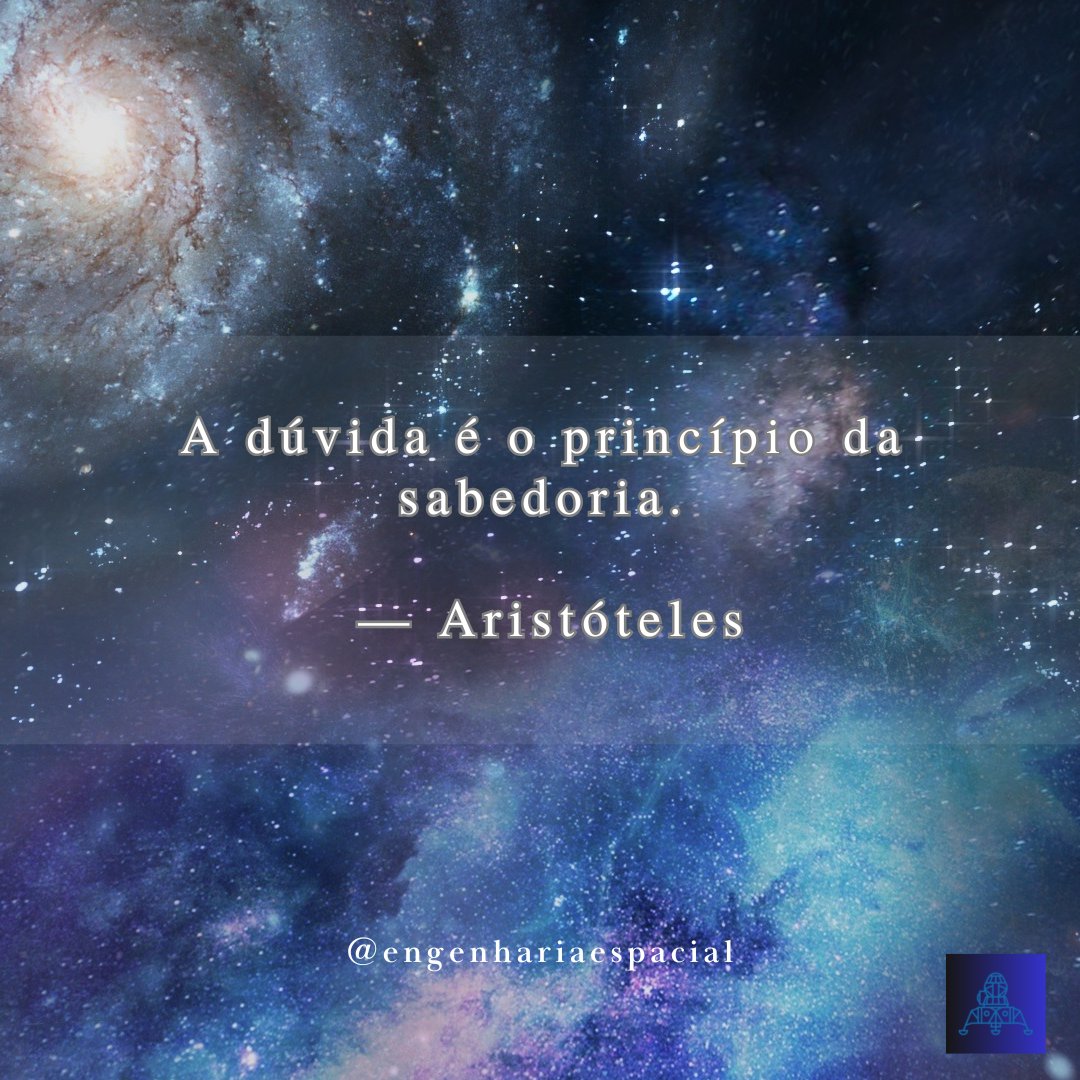 eng_espacial's tweet photo. Para Aristóteles, a sabedoria começa na dúvida. 🤔📚 Questionar é o primeiro passo para pensar com clareza. Não se trata de negar, mas de investigar. A dúvida não nos enfraquece — nos liberta da ilusão da certeza fácil.

#Filosofia #Aristóteles #Sabedoria #PensamentoCrítico https://t.co/ZzQgDE2btP