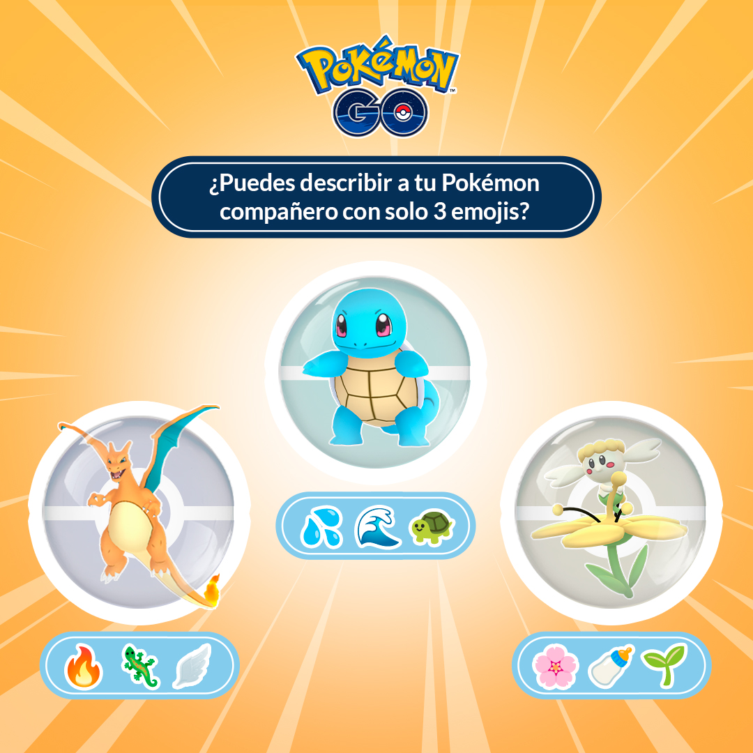PokemonGoAppLA's tweet image. ¡Feliz Día Mundial del Emoji! ✨ ¡Comparte los tuyos en los comentarios!