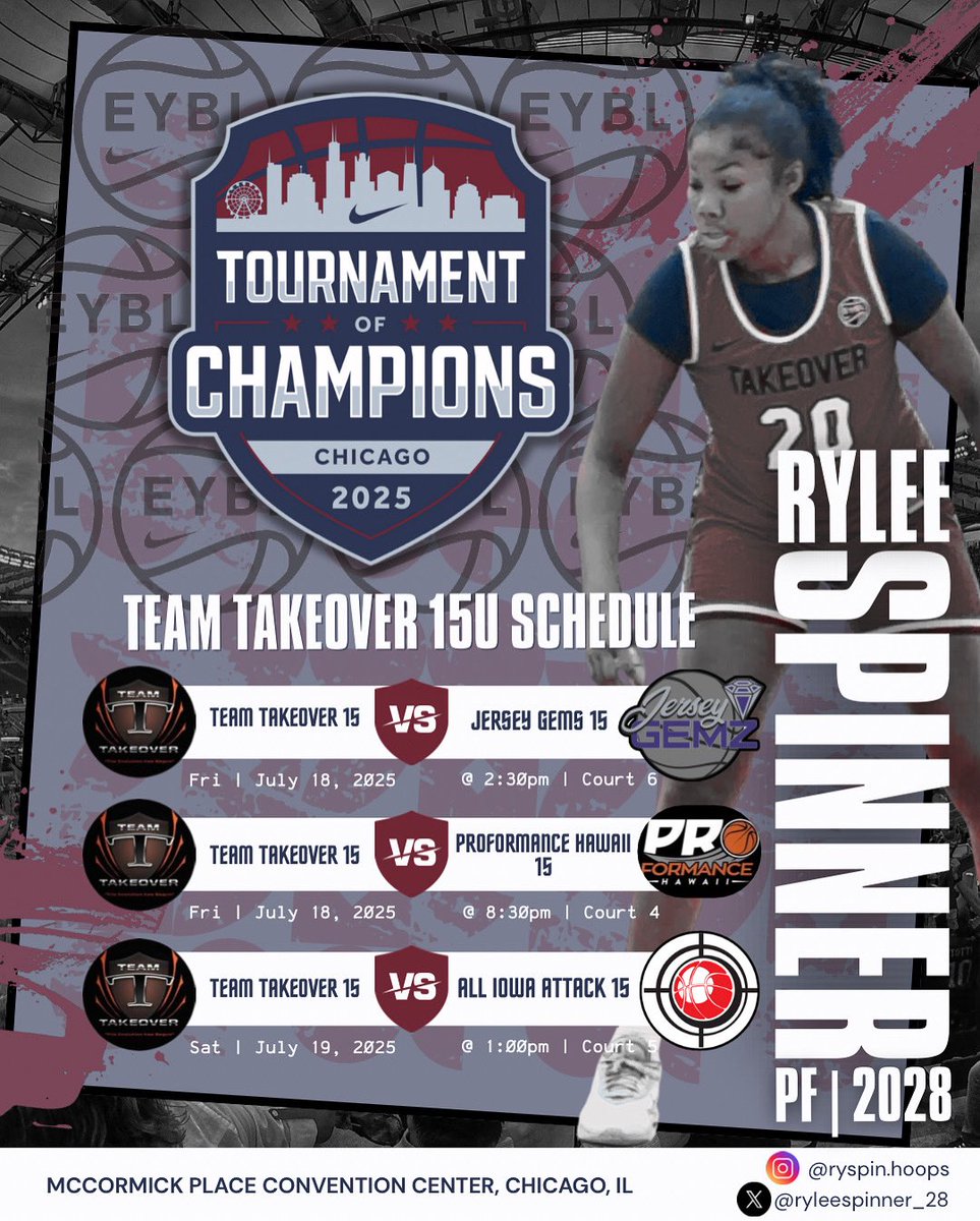 Wheels up! Catch y’all in Chi-Town! 📍✈️✌🏾🏀#nikegirlseybl #teamtakeover #nikenationals #tournamentofchampions #thisisit @teamtakeovergbb