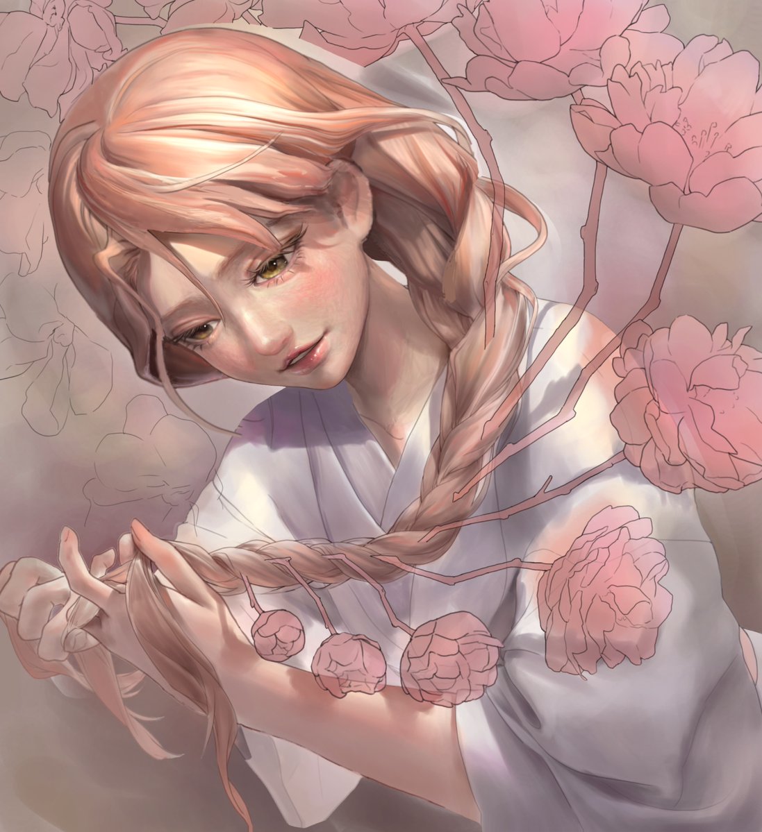 rearea_7777's tweet image. 色ラフの色味がドブすぎて絶望してたんですが、アイビスのトーンカーブ機能が最強すぎてなんとかなった
#ibisPaintX #PR