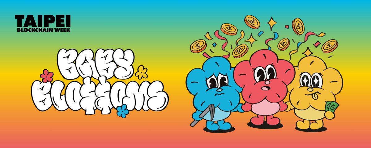 tiffanylai_'s tweet image. As we head into Year 4 of @Taipeiweek, we’ve been asking:
How do we evolve the Web3 conference experience?
This year, we’re proud to introduce something new:
BABY BLO$$OMS (有錢花), TBW’s official IP.