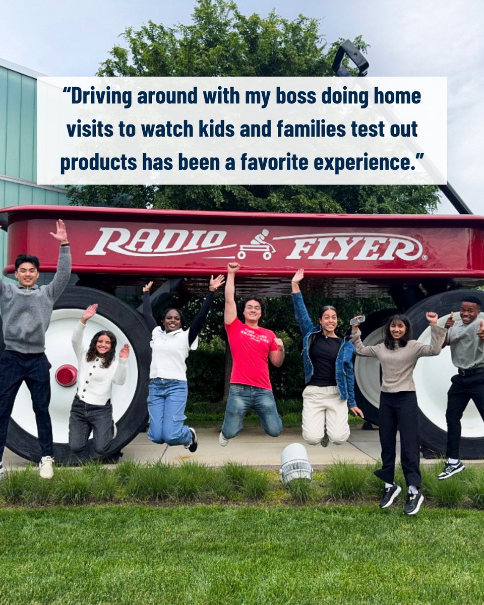umsi's tweet image. BSI student Lily Steinmetz is on a roll 🛞🔥 This summer, she’s putting her UMSI skills to work at @RadioFlyer as a design researcher — play testing, gathering insights and driving product design. Check out her intern spotlight story!👇 #SummerIntern #ProductDesign