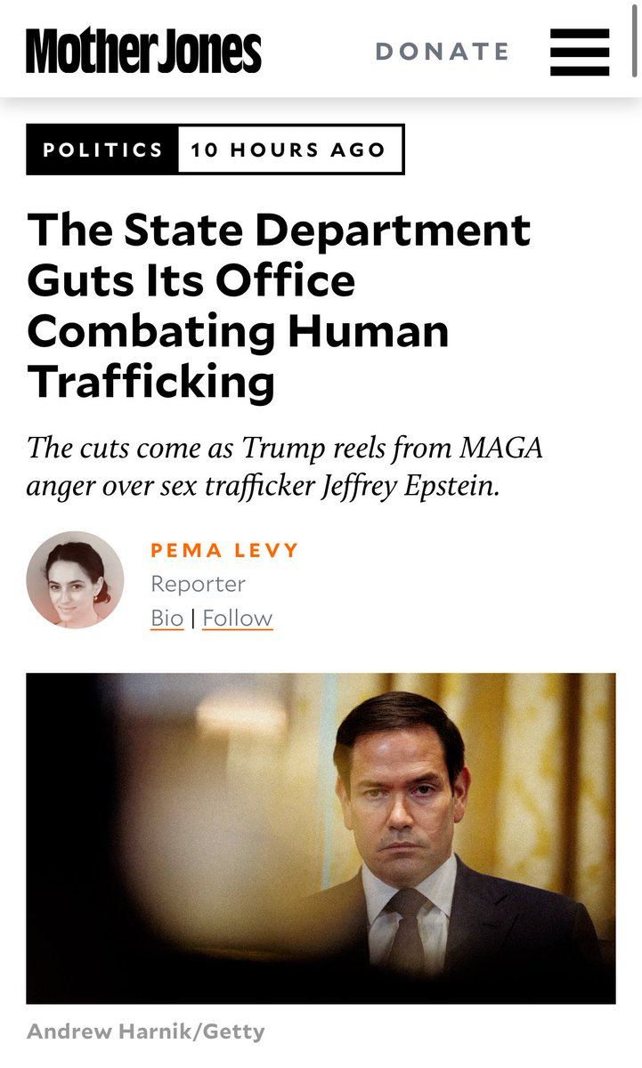 This is literally EXACTLY what an Epstein client would do if he were President