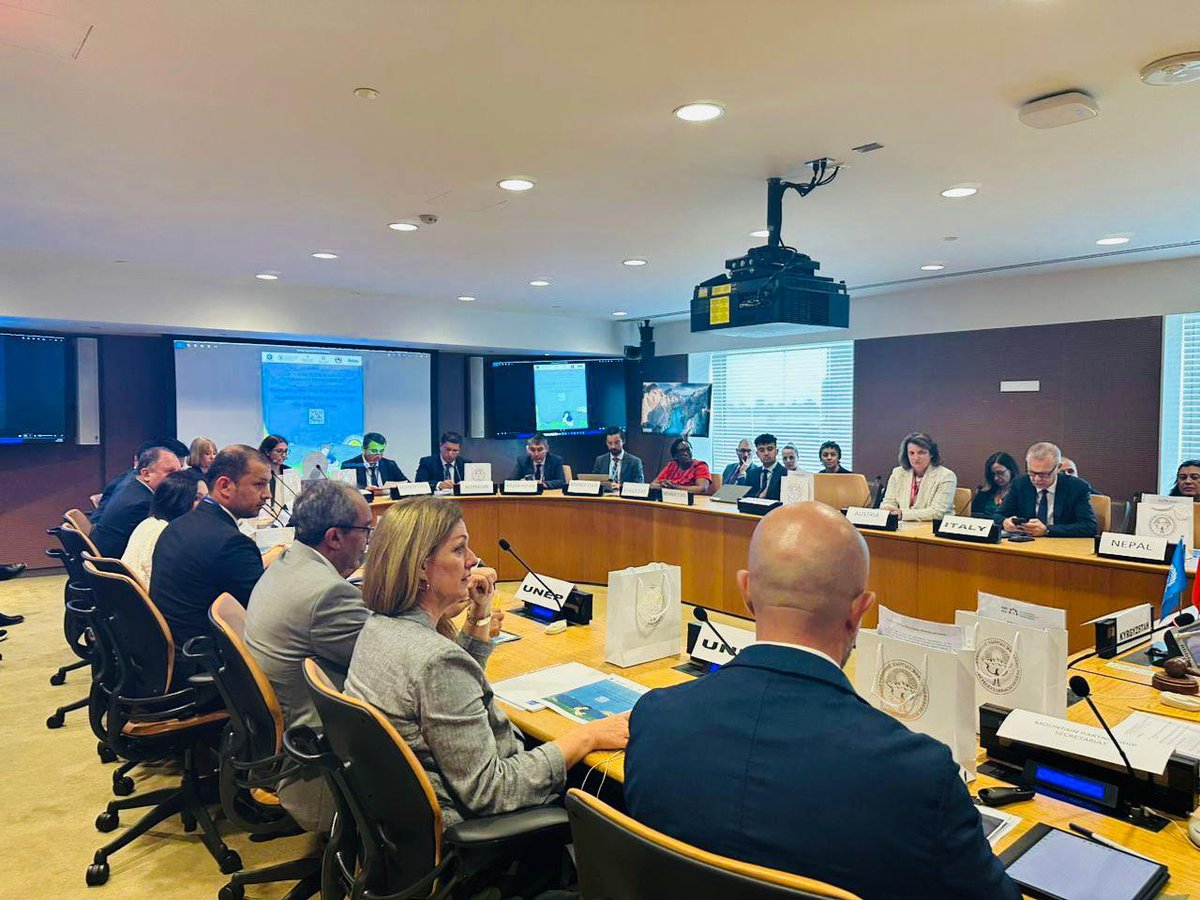Nepal Mission to the UN (@nepalunny) on Twitter photo At side event on Mountains as Key to Accelerating 2030 Agenda, Amb <a href="/LokThapa2071/">Lok B Thapa</a> stressed:
-Targeted, predictable & accessible climate finance
-Invest in resilient mountain economies
-Engage women & youth
-mainstream mountains agenda
-strengthen mountain-specific data systems At side event on Mountains as Key to Accelerating 2030 Agenda, Amb <a href="/LokThapa2071/">Lok B Thapa</a> stressed:
-Targeted, predictable & accessible climate finance
-Invest in resilient mountain economies
-Engage women & youth
-mainstream mountains agenda
-strengthen mountain-specific data systems