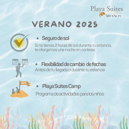 🔖Disfruta el Verano en Hotel Playa Suites Acapulco y #ViveLaMejorExperiencia 😎🌴☀️🌊🏊⛵️⏰📆📅✅
Reservaciones: 7443305411 y 7443305412
playasuites.com.mx

*Aplica términos y condiciones: drive.google.com/file/d/1t4xTCJ…