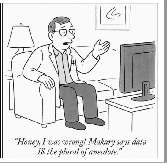 garyschwitzer's tweet image. Loved this editorial cartoon on FDA commissioner Marty Makary’s “data” on food dyes. garyschwitzer.substack.com/p/fdas-marty-m…