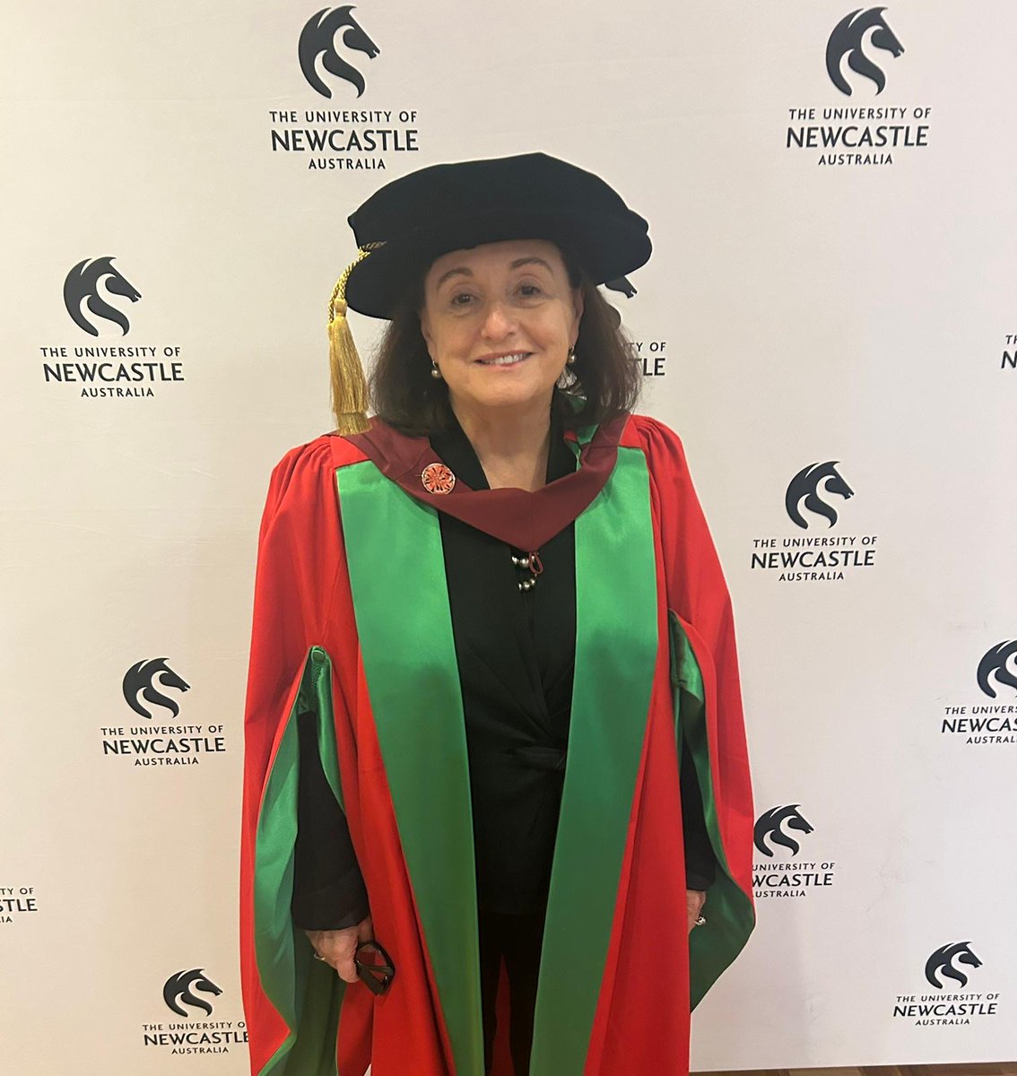 DrPMDavidson's tweet image. So thankful for receiving an honorary doctorate in #education from @Uni_Newcastle - a proud moment and wonderful to celebrate with new graduates