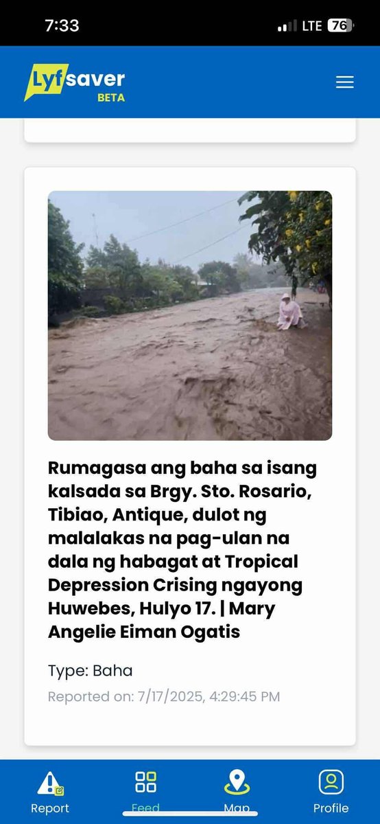 nababaha's tweet image. Crowdsourcing #CrisingPH floods.
To report floods and monitor reports, pls visit
app.lyfsaver.ph/report-feed
or
app.lyfsaver.ph/report-map