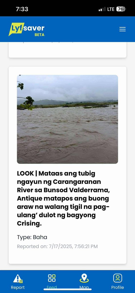 nababaha's tweet image. Crowdsourcing #CrisingPH floods.
To report floods and monitor reports, pls visit
app.lyfsaver.ph/report-feed
or
app.lyfsaver.ph/report-map
