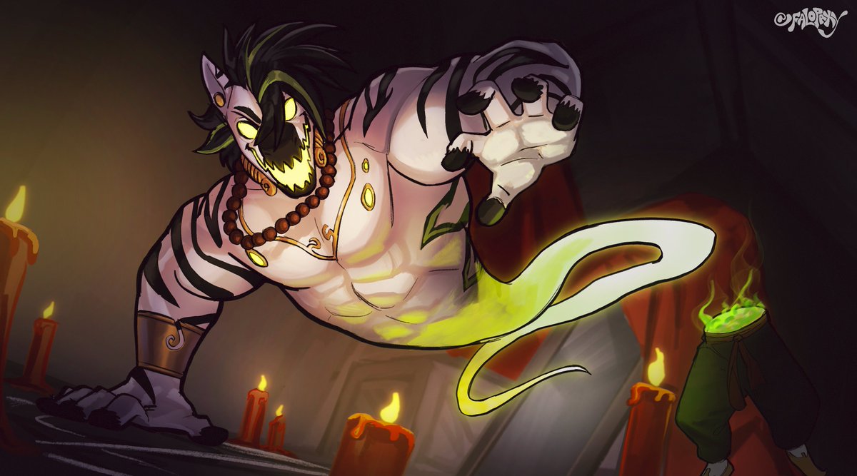 Falopaxy's tweet image. (C) A mistake in the ritual