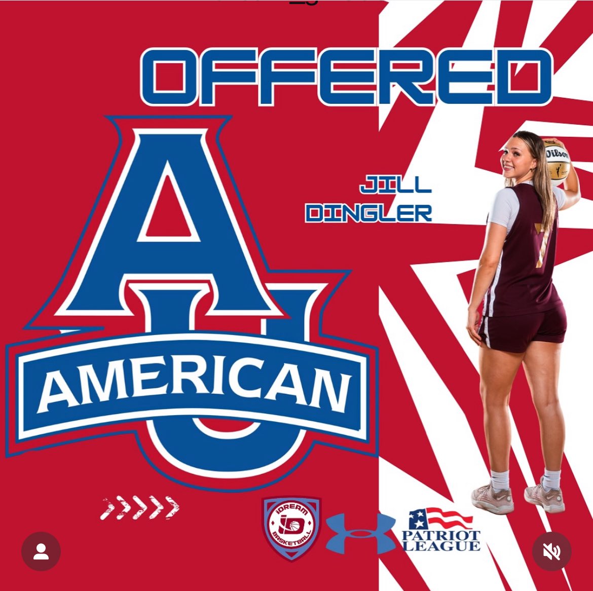 JillianDingler4's tweet image. Blessed to receive an offer from American University ❤️