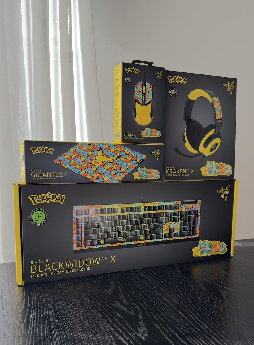 Razer just dropped an incredible Pokemon Kanto range! It's all so cute. Closer look soon!

Grab it here: amzlink.to/az0isFH85BdyN

<a href="/Razer/">R Λ Z Ξ R</a> <a href="/RazerANZ/">R Λ Z Ξ R | ANZ</a>