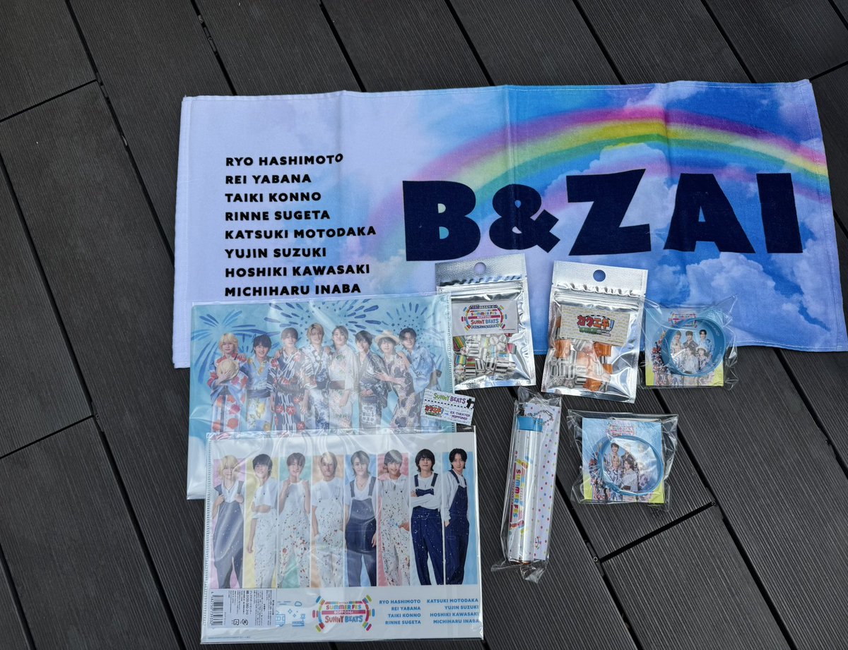 B&ZAI サマフェス タオル ♬🤍 on X: 