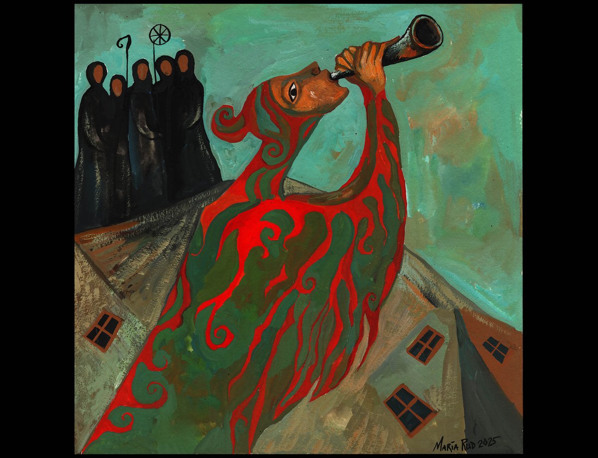 MariaRudArt's tweet photo. An image a day. Day 1900: “TIME PIPER"...
#animageaday #apaintingaday #mariarud https://t.co/BjFdMSxatU