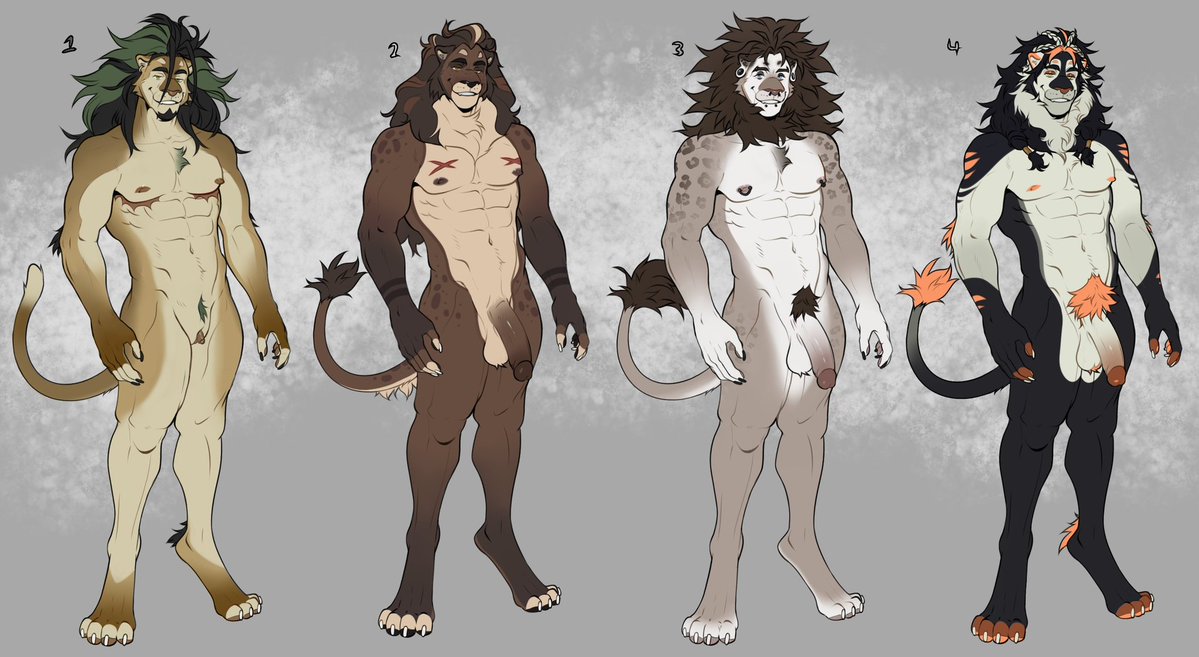 JuicyTreats's tweet image. Lion adopt OPEN 《discount》 £35 each comment or message me to claim.