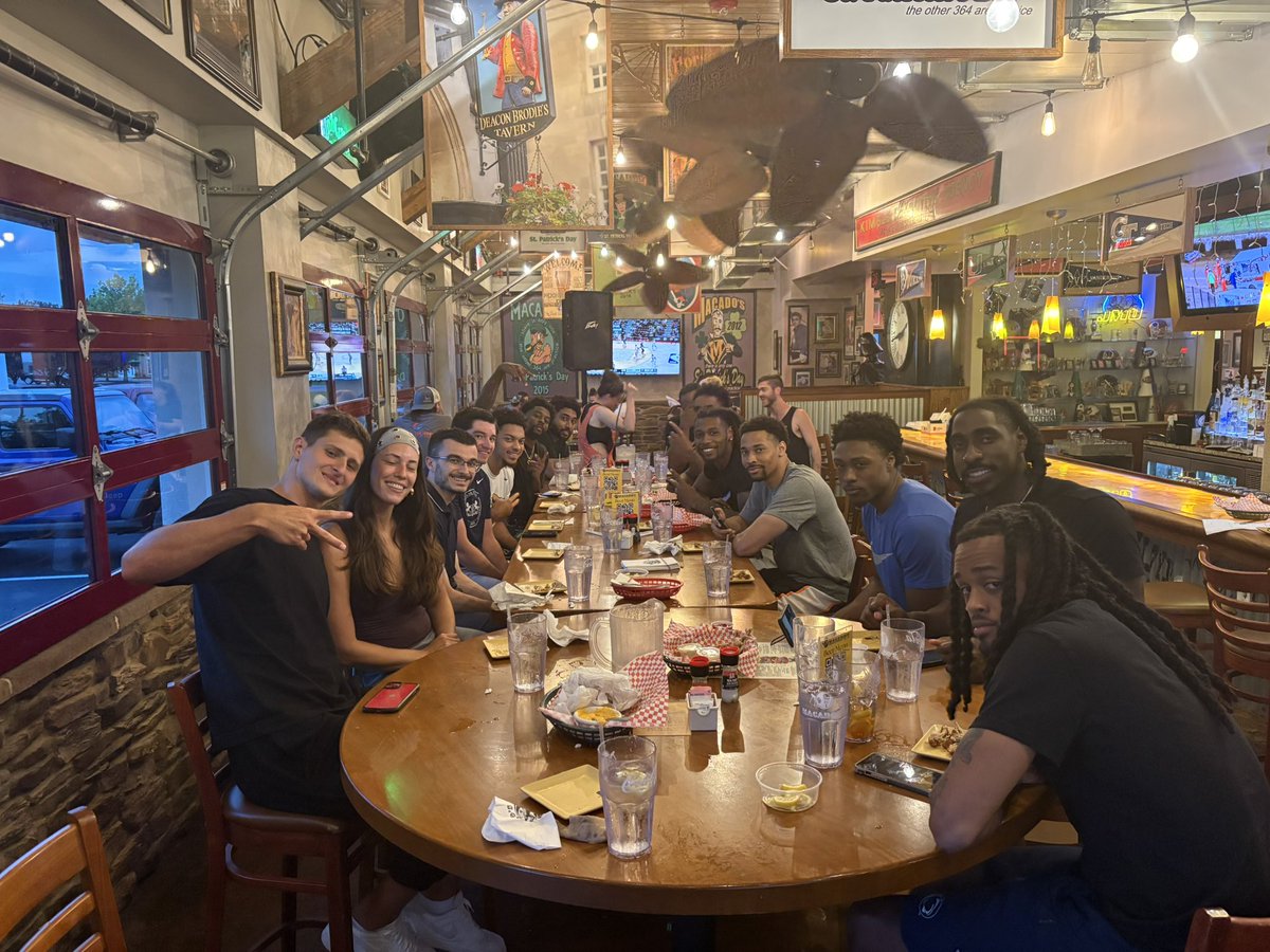 Team Dinner before our first TBT game! Excited to see the fans and everyone please tune in on YouTube if you can’t make it!