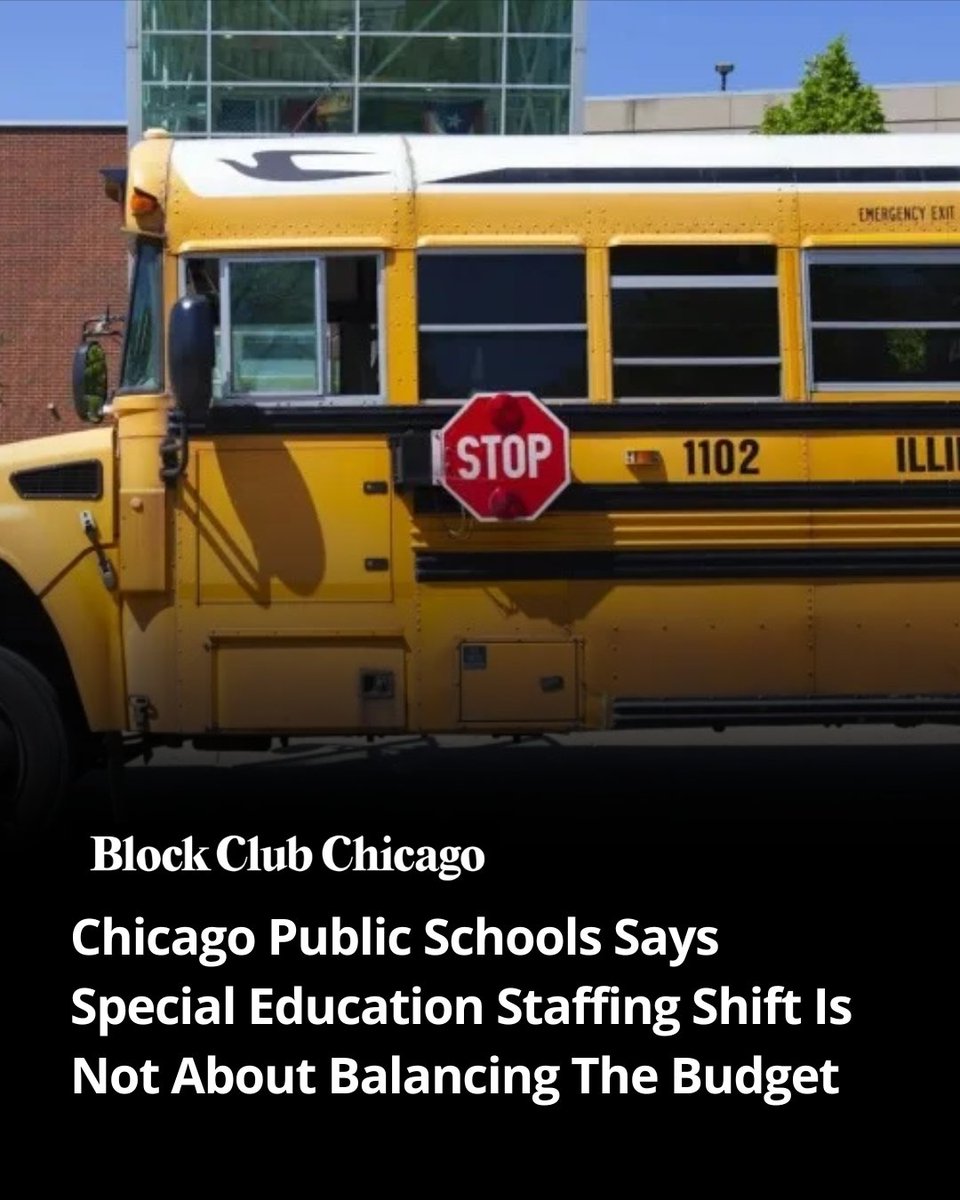 CTULocal1's tweet image. Cuts to special education staff don’t build equity — they deepen injustice.
CPS claims its staffing shakeup “isn’t about the budget.” But Special Education classroom assistants are being reassigned or cut entirely, cluster programs are losing supports, special education teachers…