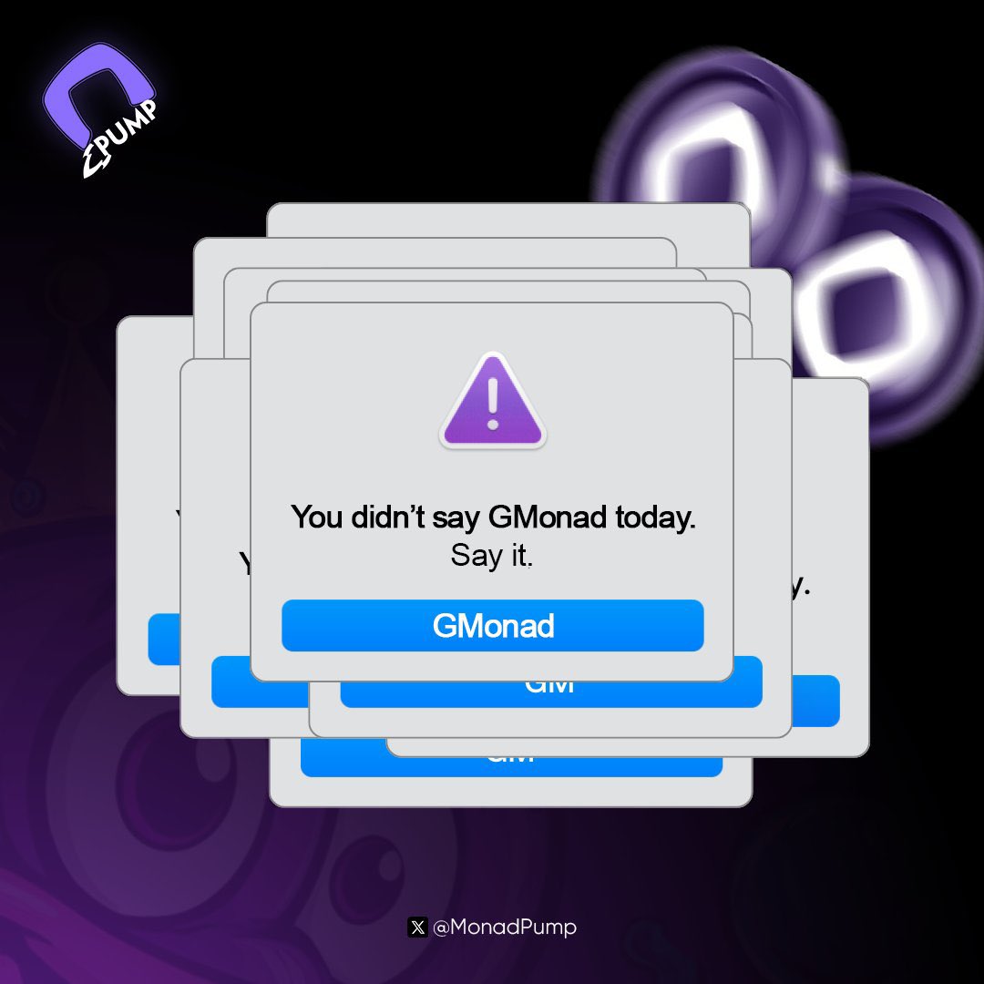 MonadPump's tweet image. gmonad💜⛅
