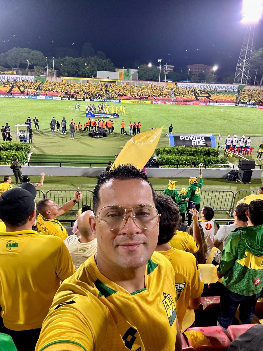 Firmes con el AB 💛 <a href="/ABucaramanga/">Atlético Bucaramanga</a> 

Hoy será una noche histórica 🙏 <a href="/Sudamericana/">CONMEBOL Sudamericana</a>